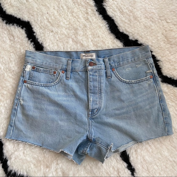 Madewell Pants - Madewell Relaxed Denim Cutoff Shorts